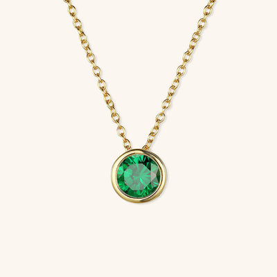 Amelia Halsketting met Geboortesteen | 18k Goud