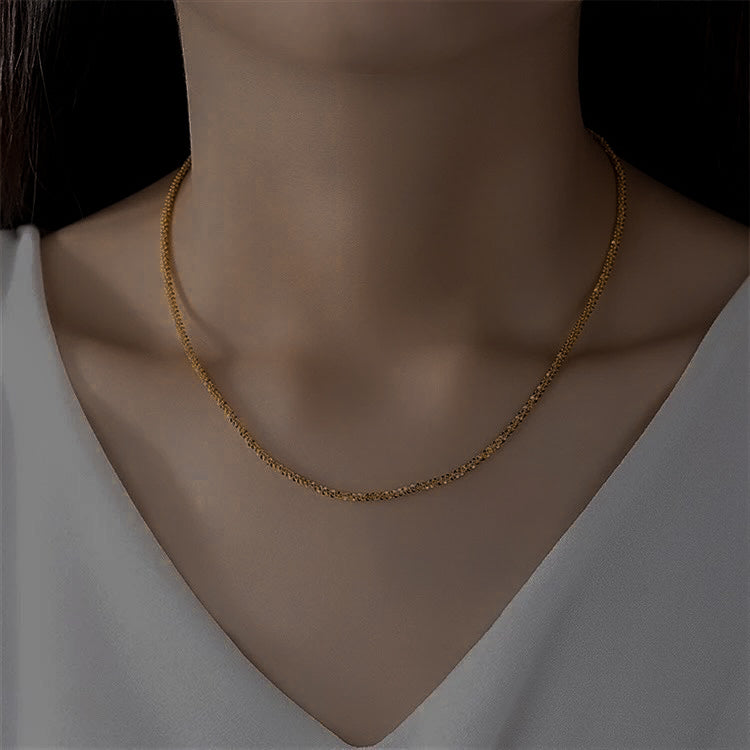 Audrey Halsketting | 18k Goud