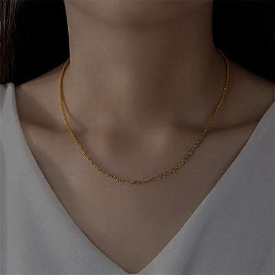 Audrey Halsketting | 18k Goud