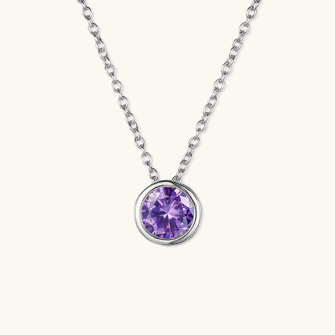 Amelia Halsketting met Geboortesteen | 18k Goud