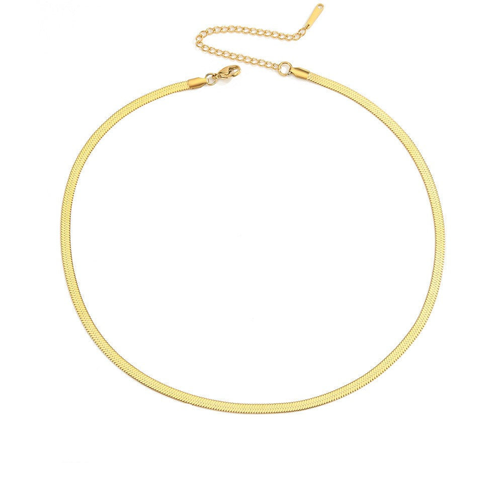 Vissenvlecht ketting | 18k Goud