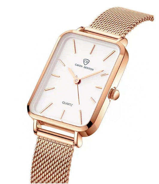 Mesh Band Minimalistische Quartz Horloge