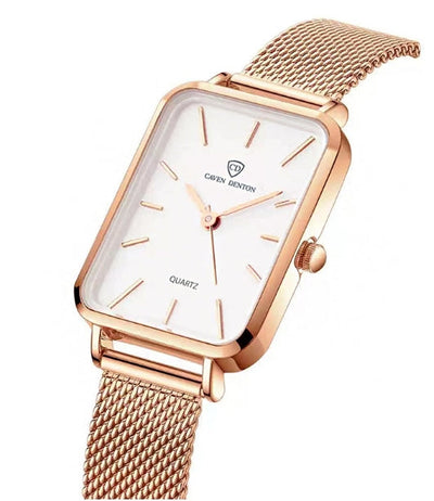 Mesh Band Minimalistische Quartz Horloge