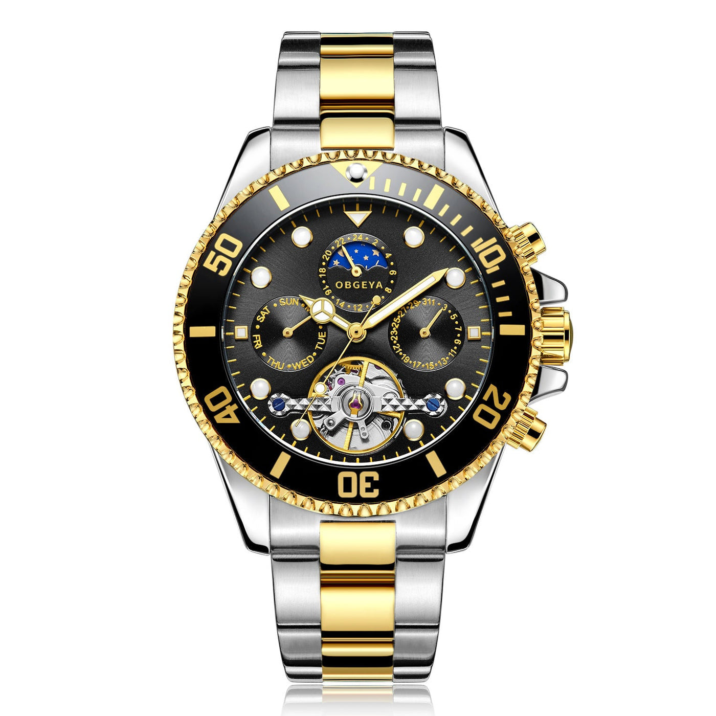 RVS Automatische Tourbillon Horloge