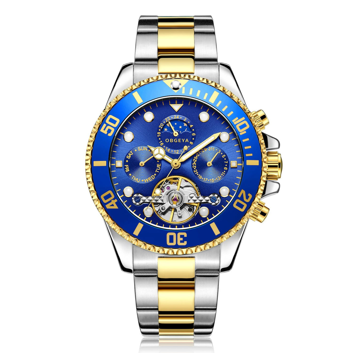 RVS Automatische Tourbillon Horloge