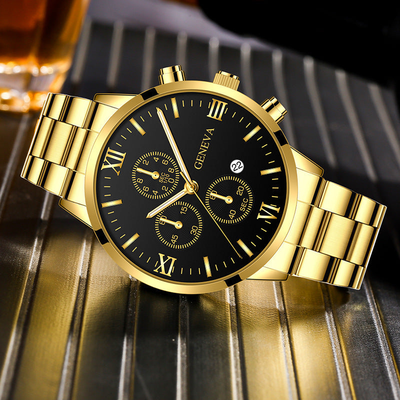 Ornate Dun Gaas Casual Horloge