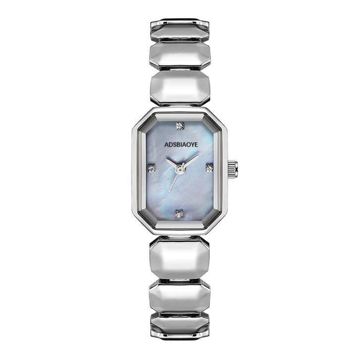 Zilverkleurige Mode Casual Horloge