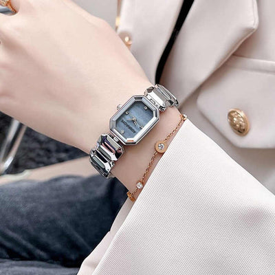 Zilverkleurige Mode Casual Horloge