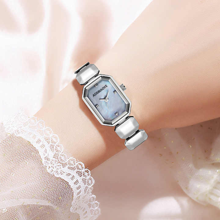 Zilverkleurige Mode Casual Horloge