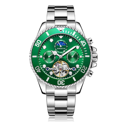 RVS Automatische Tourbillon Horloge
