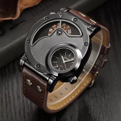 van Wennink© - Luxe Dual Time Horloge