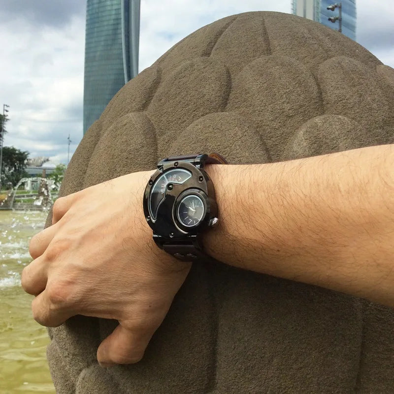 van Wennink© - Luxe Dual Time Horloge