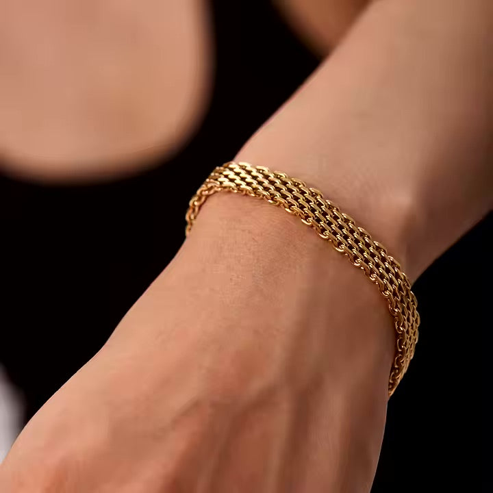 Imara Armband van Elegante Ketten | 18k Goud