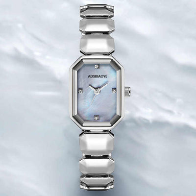 Zilverkleurige Mode Casual Horloge