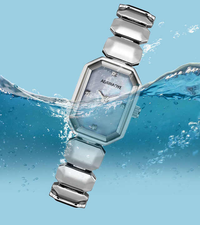Zilverkleurige Mode Casual Horloge