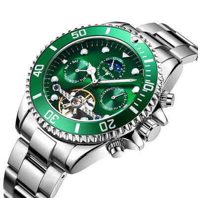 RVS Automatische Tourbillon Horloge