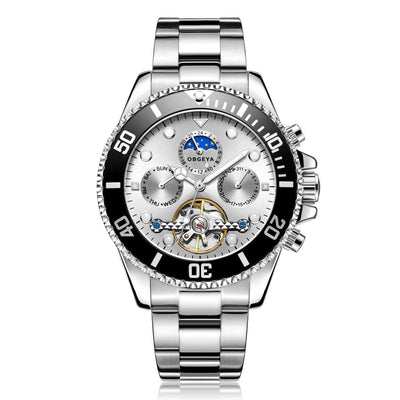 RVS Automatische Tourbillon Horloge