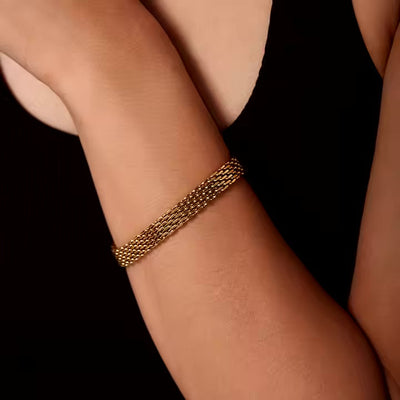 Imara Armband van Elegante Ketten | 18k Goud