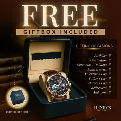 Luxe Chronograaf Sport Quartz Horloge