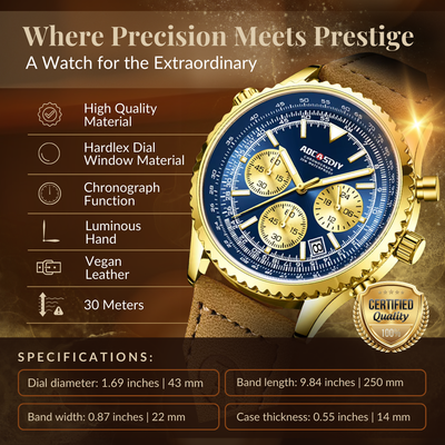 Luxe Chronograaf Horloge