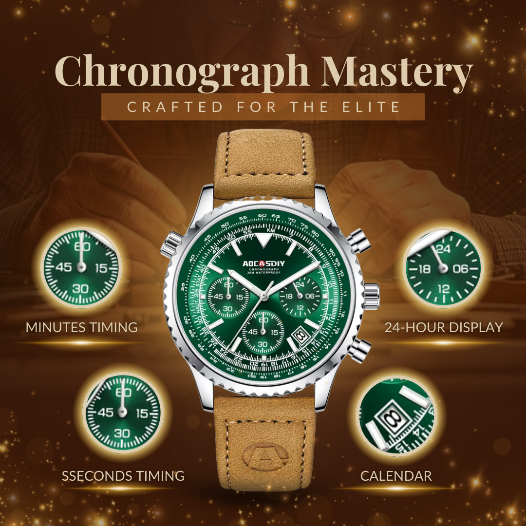 Luxe Chronograaf Horloge