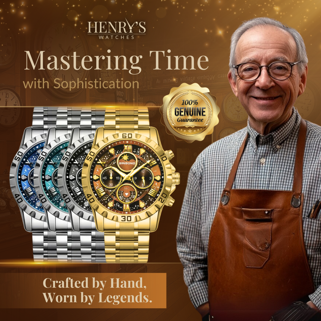 Luxe Chronograaf Horloge met Metalen Band