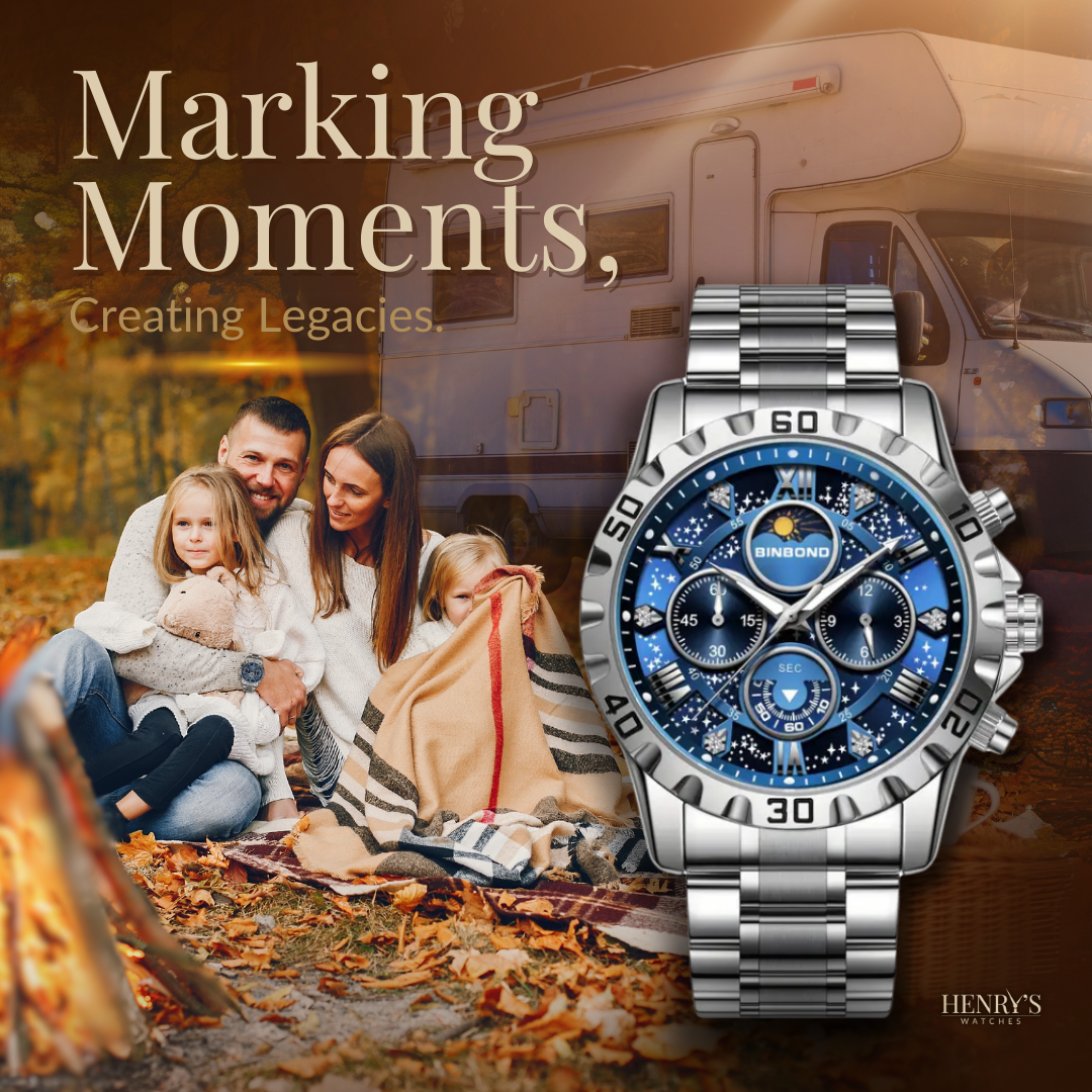 Luxe Chronograaf Horloge met Metalen Band