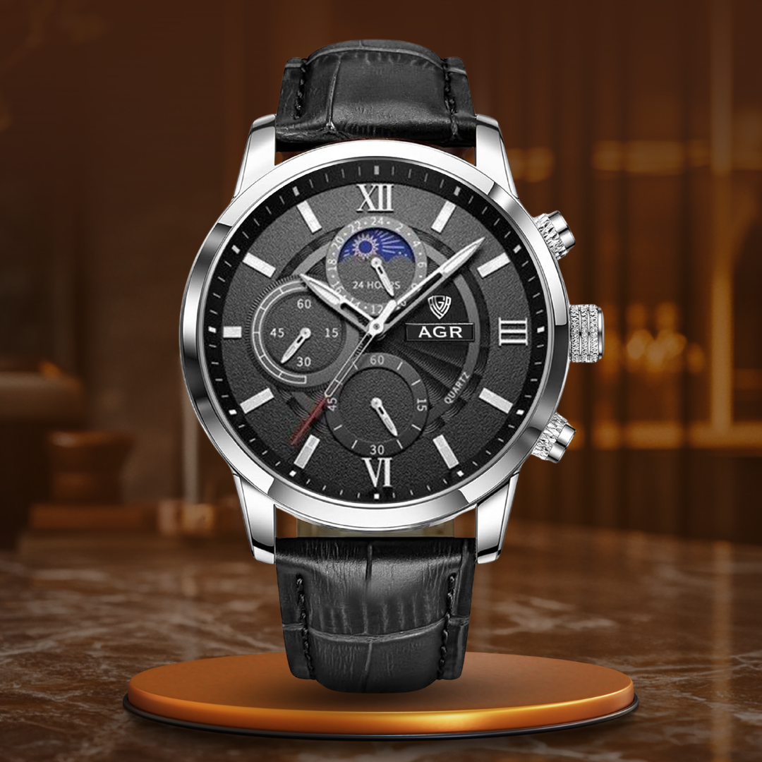 van Wennink© - Luxe Leren Quartz Horloge