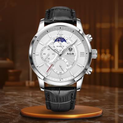 van Wennink© - Luxe Leren Quartz Horloge