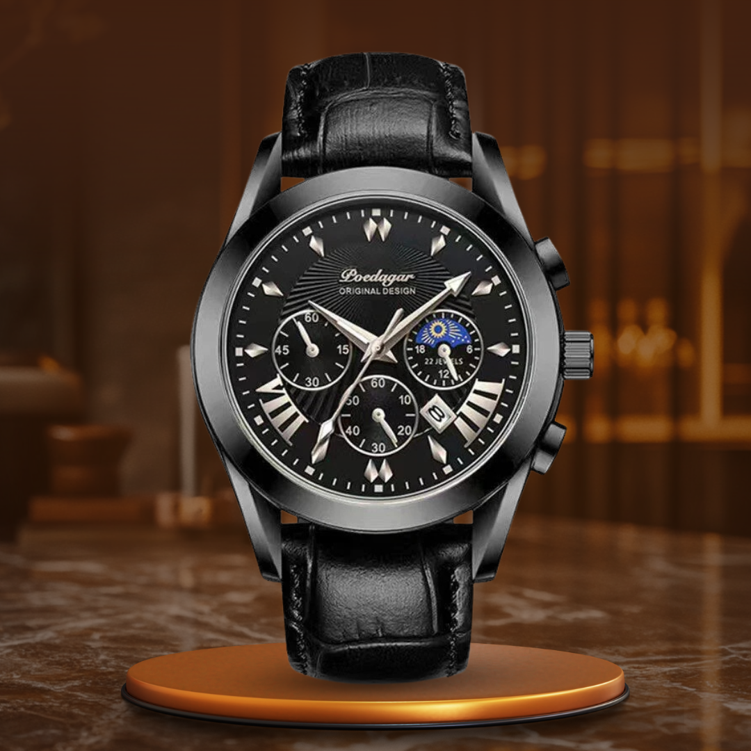 van Wennink© - Elegante Leren Horloge met Band