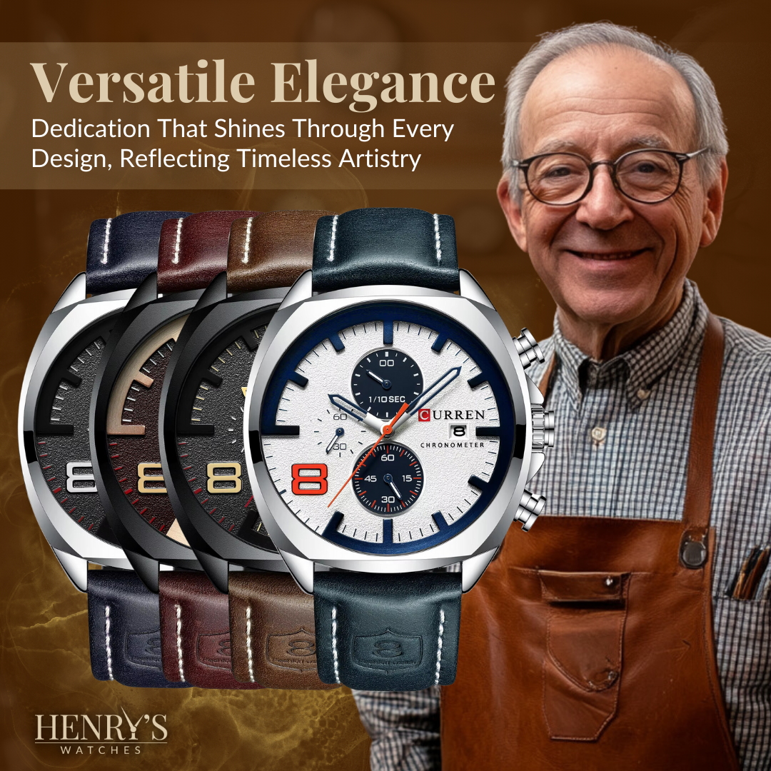 Classic Chronograph Sport Militair Horloge