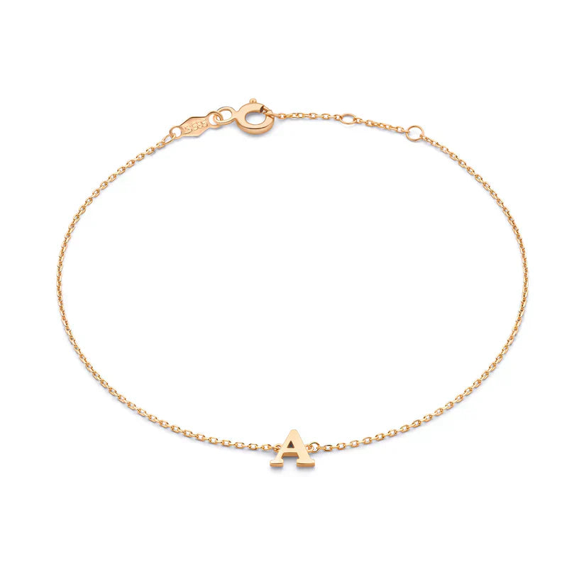 Vita Signa Initialen Armband | 14k Goud