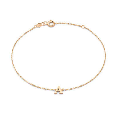 Vita Signa Initialen Armband | 14k Goud