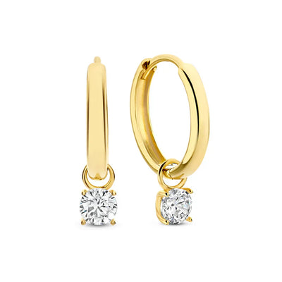 Stralende Oorbellen Set | 14k Goud