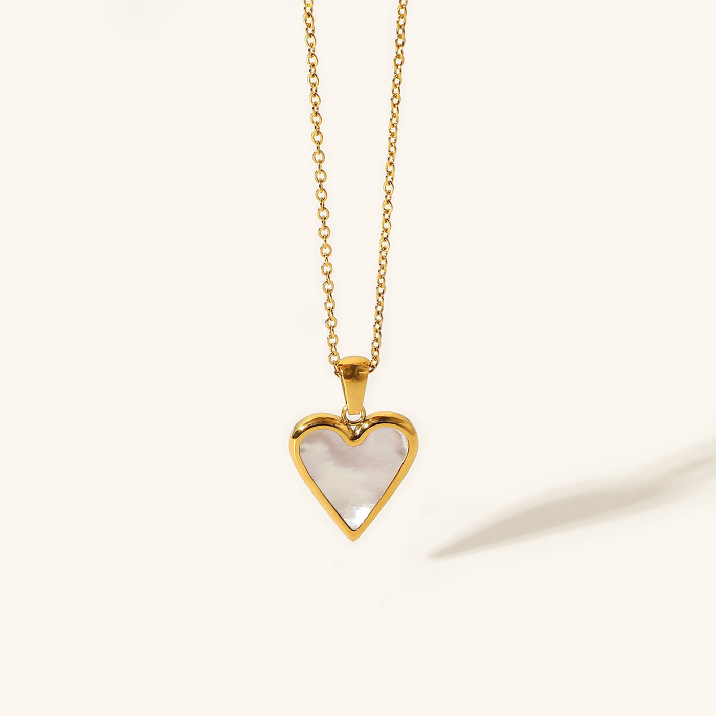 Blythe Halsketting met hart | 18k Goud