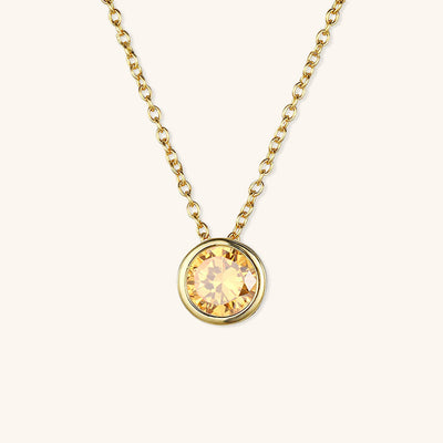Amelia Halsketting met Geboortesteen | 18k Goud