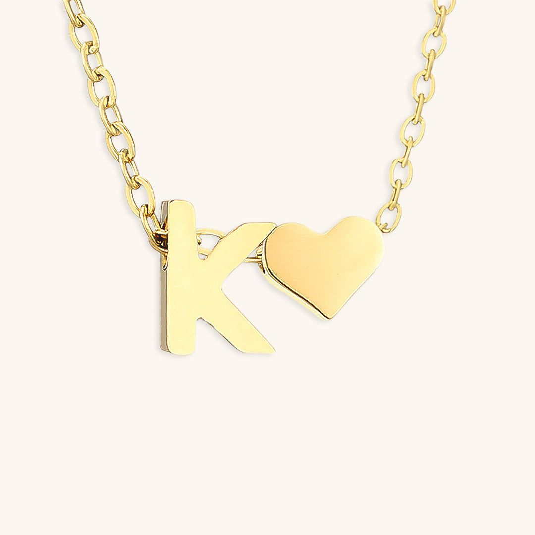 naam ketting met de initiaal Ria | 18k Goud