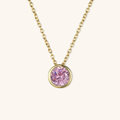 Amelia Halsketting met Geboortesteen | 18k Goud