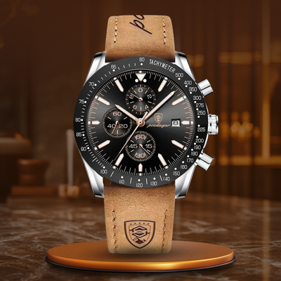van Wennink© - Stralende Datum Chronograaf Horloge