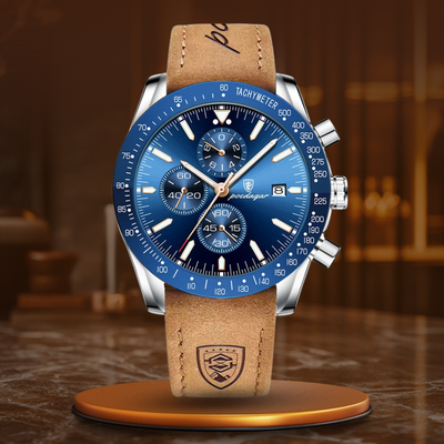 van Wennink© - Stralende Datum Chronograaf Horloge