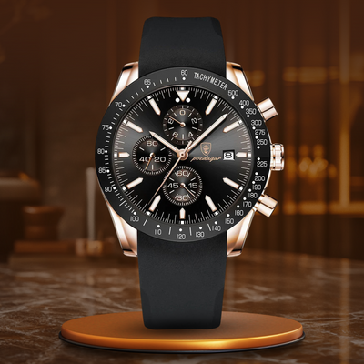 van Wennink© - Stralende Datum Chronograaf Horloge