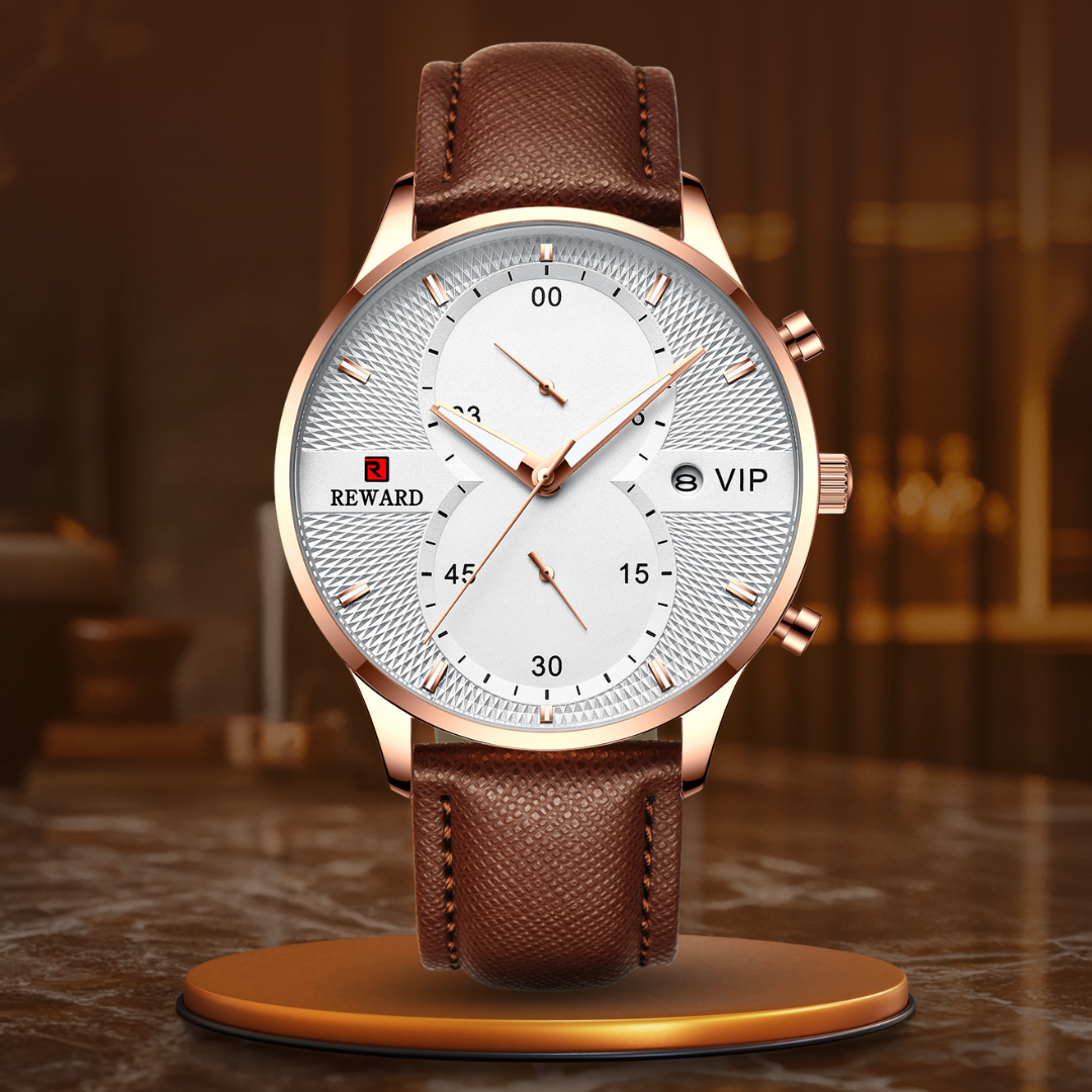 Luxe Chronograaf Duurzame Quartz Horloge