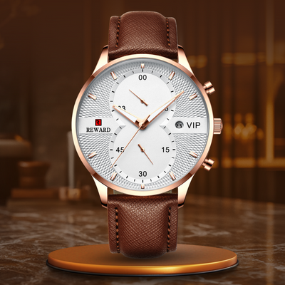Luxe Chronograaf Duurzame Quartz Horloge