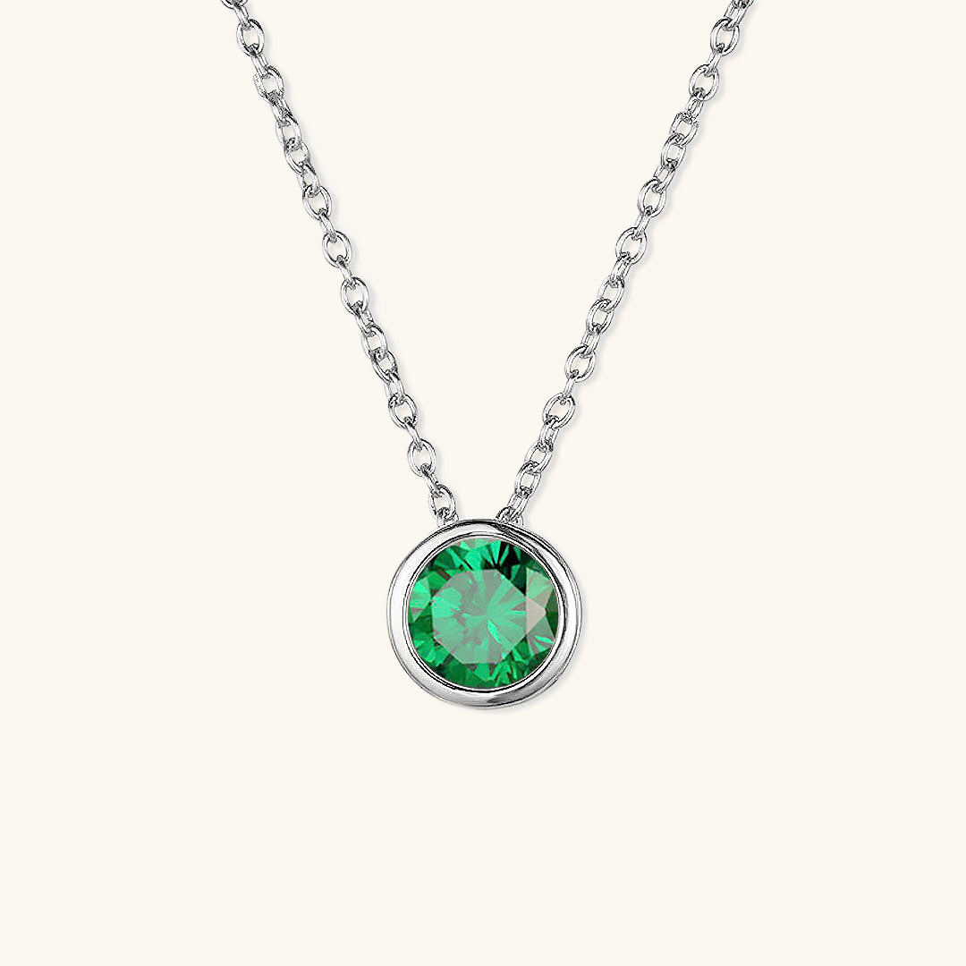 Amelia Halsketting met Geboortesteen | 18k Goud