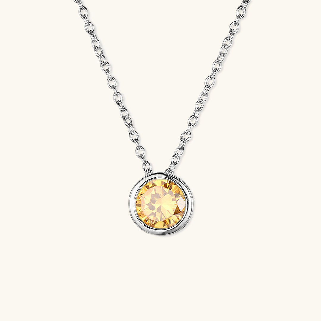 Amelia Halsketting met Geboortesteen | 18k Goud