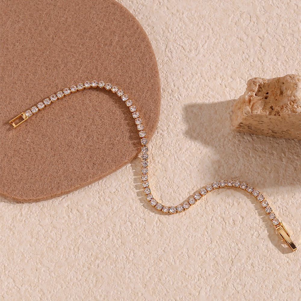 Tennisarmband Lillian | 18k Goud