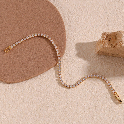 Tennisarmband Lillian | 18k Goud