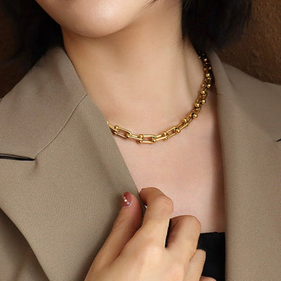 Kaskade Halsketting | 18k Goud