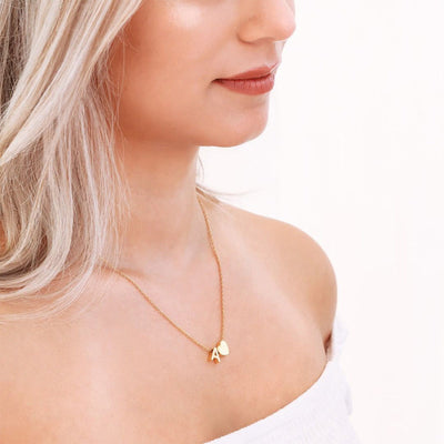 naam ketting met de initiaal Ria | 18k Goud
