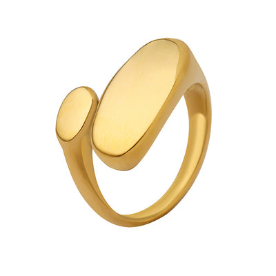 Minimalistische Ring Odyssee | 18k Goud